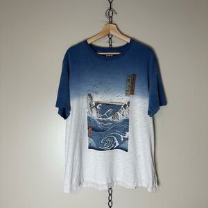 Uniqlo Museum Of Fine Arts Waves T-shirt Size XL